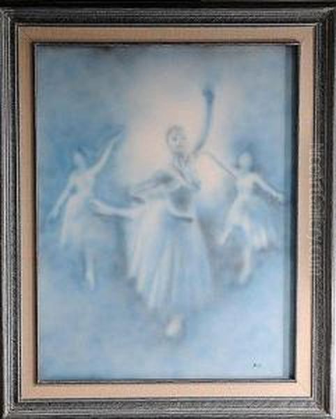 Bailarina Oil Painting by Vicente Montiel