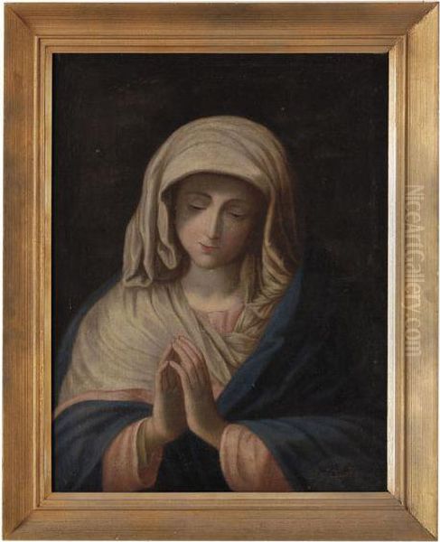 Busto Largo De La Virgen Maria Oil Painting by Monty