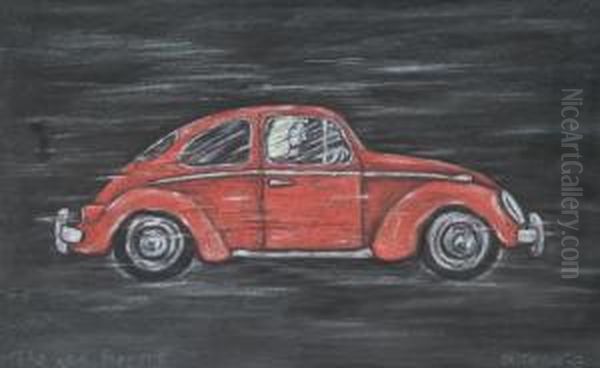 The Red Beetle Oil Painting by Edward Hartley Mooney