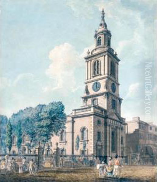 St Botolph's, Bishopsgate, London by Alexander Poole Moore