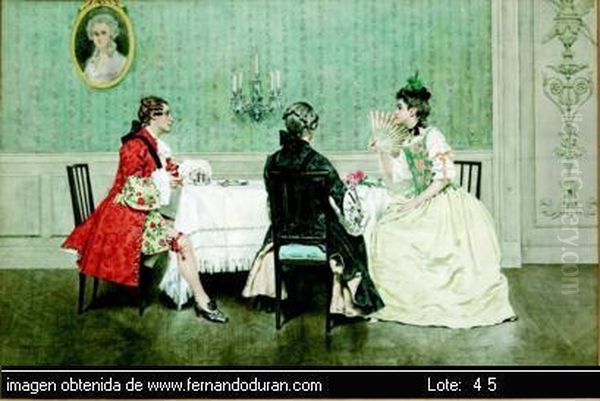 Descripcion De La Obra: Oil Painting by Leon John Moran