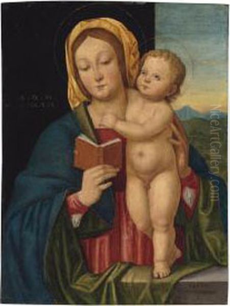 The Madonna And Child Oil Painting by Paolo Morando Il Cavazzola