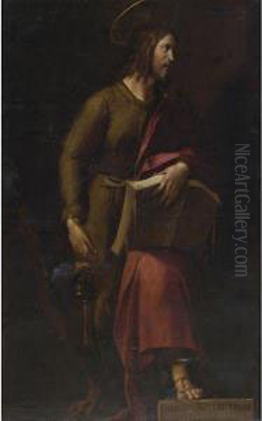 St. John The Evangelist Oil Painting by Pier Francesco Morazzone