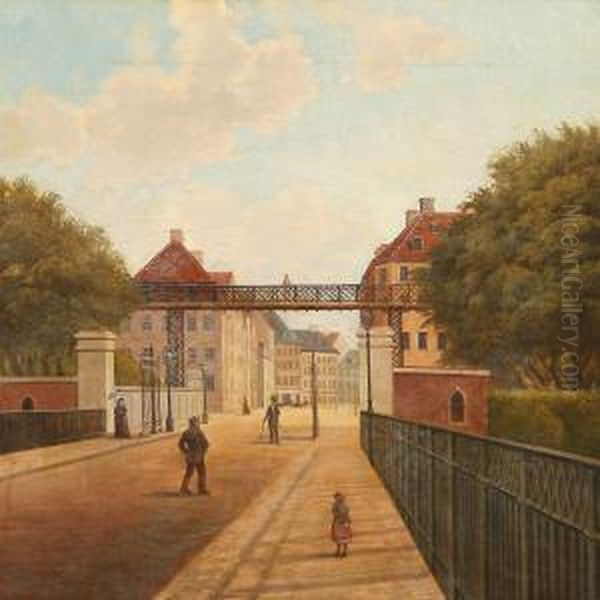 City Gates Of Copenhagen Oil Painting by Sigurd Morch