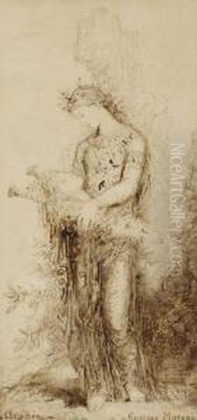 Orphee Oil Painting by Gustave Moreau