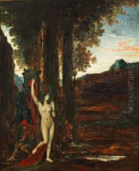 Pasiphae Oil Painting by Gustave Moreau