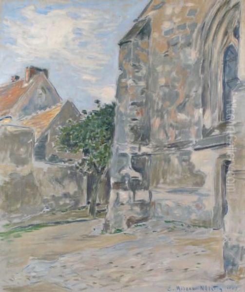 L'eglise De Fere- En-tardenois Oil Painting by Etienne Adolphe Moreau-Nelaton