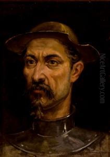 Don Quijote Oil Painting by Jose Moreno Carbonero