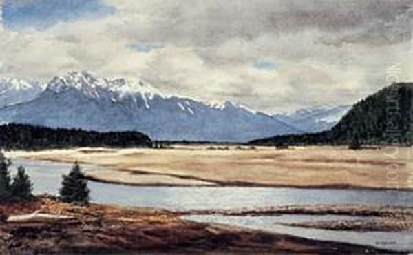 Skik River, Alaska Oil Painting by Joseph Morgan