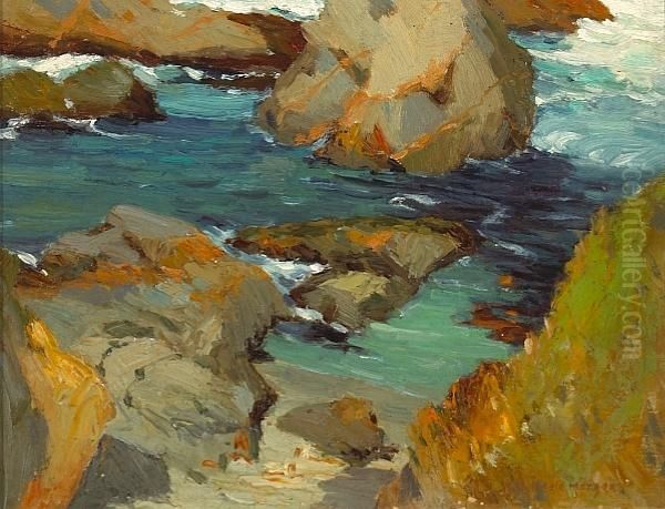 Point Lobos Oil Painting by Mary D. Morgan