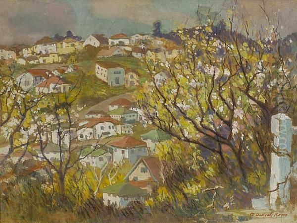 Piedmont Oil Painting by Mary Deneale Morgan