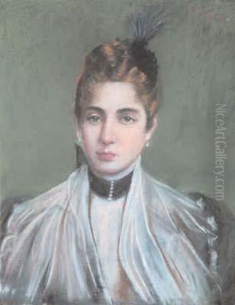 Eleganza Parigina Oil Painting by Rodolfo Morgari