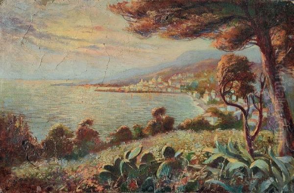 Positano, Veduta Del Golfo Oil Painting by Carl Morgenstern