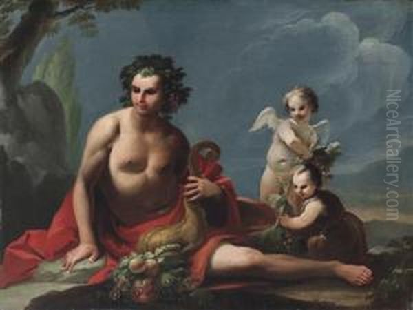 The Four Seasons Oil Painting by Giuseppe Moriani