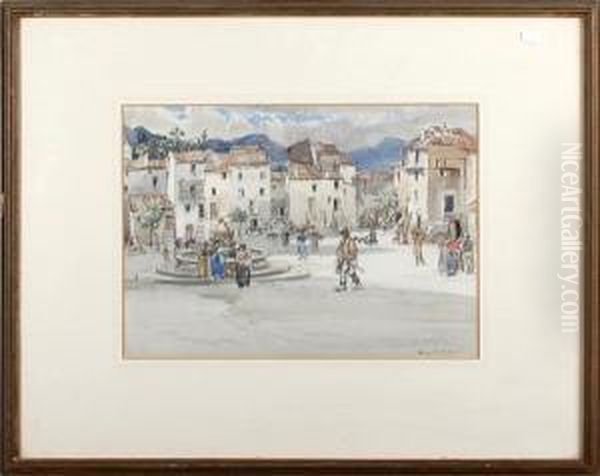 Anticoli, Abruzzi, Italy Oil Painting by Harry Morley