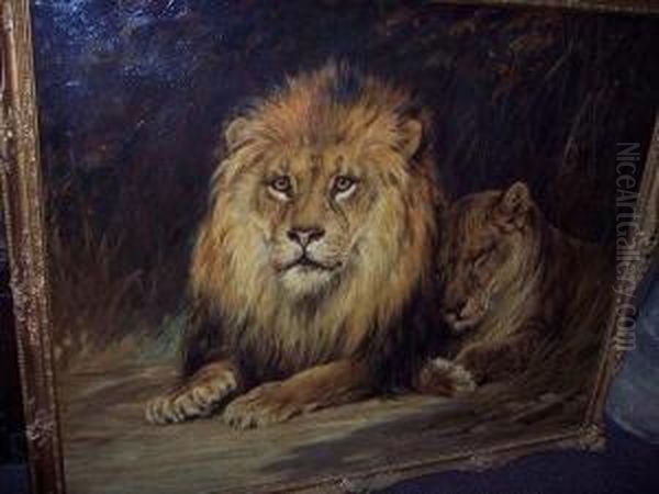 The Protector Oil Painting by Robert Morley