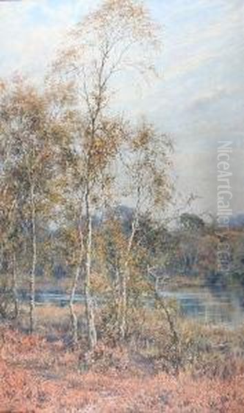 Silver And Gold Oil Painting by Robert Morley