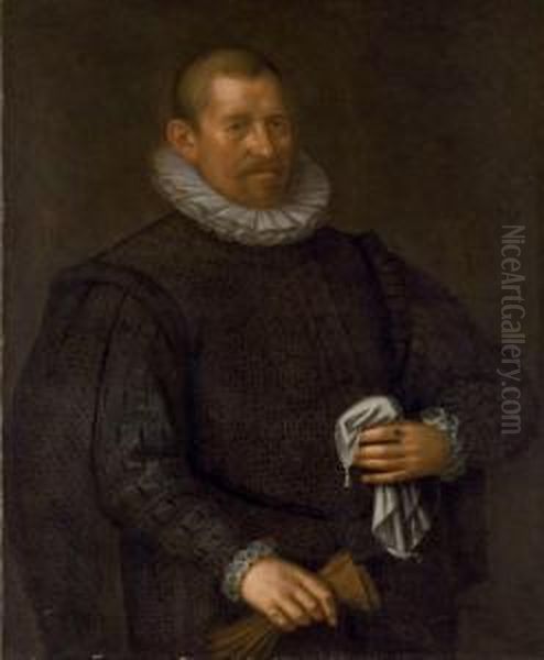 Portrait D'homme Oil Painting by Giovanni Battista Moroni