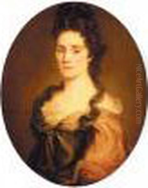 Portrait Of A Lady Oil Painting by Garret Morphy