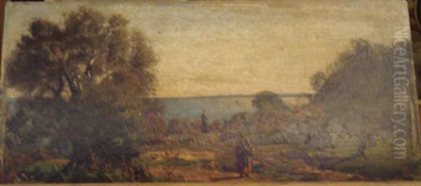 Paysage Oil Painting by H. Morris