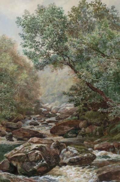 Bergstroom Oil Painting by William Sidney Morrish