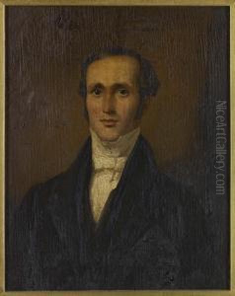 Portrait Of William Veitch Oil Painting by James Morrison