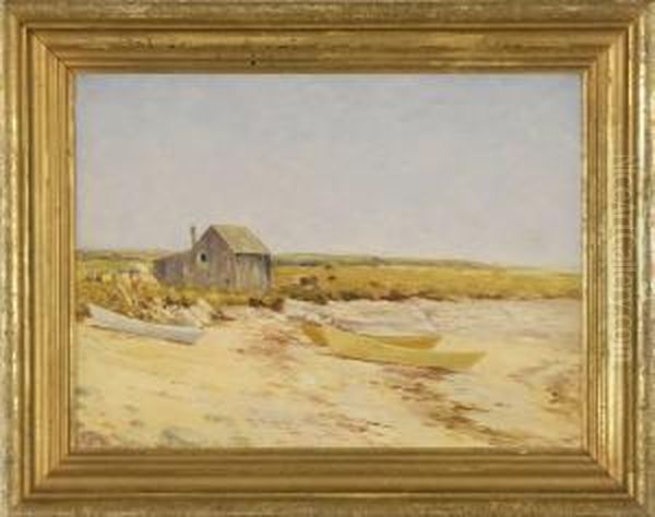 Bowery Beach, Cape Elizabeth Oil Painting by George Frederick Morse