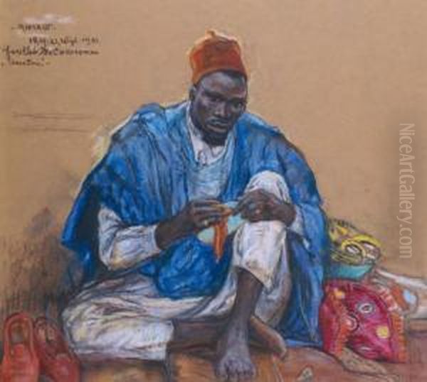 Foulbe Du Cameroun Oil Painting by Anna Morstadt