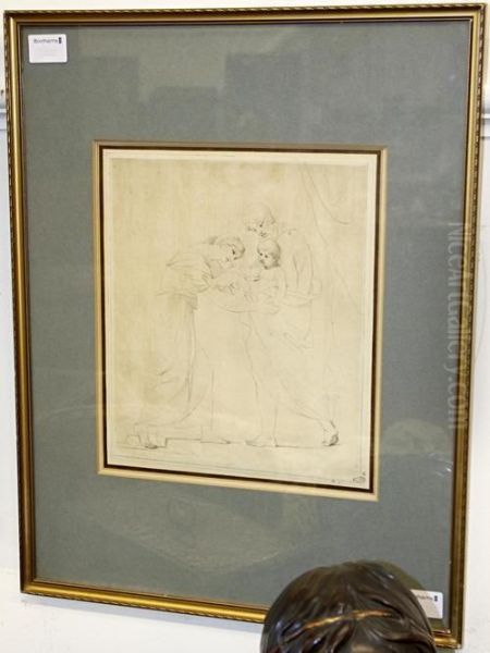 The Holy Family Oil Painting by John Hamilton Mortimer