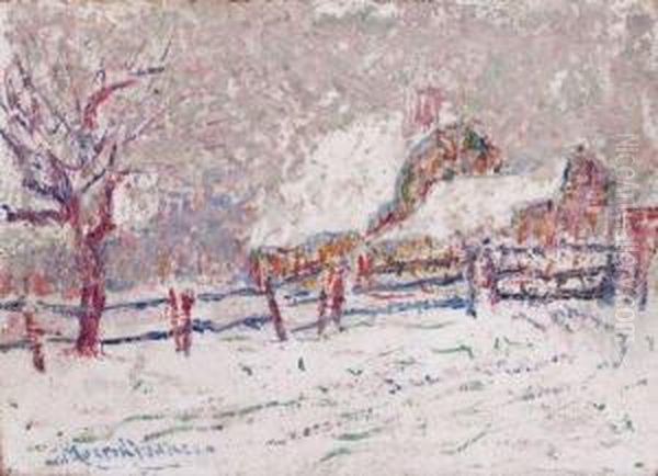 Neige Oil Painting by Francis Morton Johnson