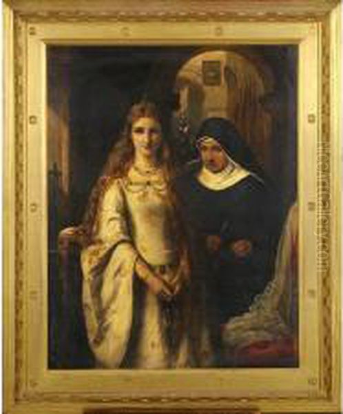 Il Trovatore Oil Painting by Felix Stone Moscheles