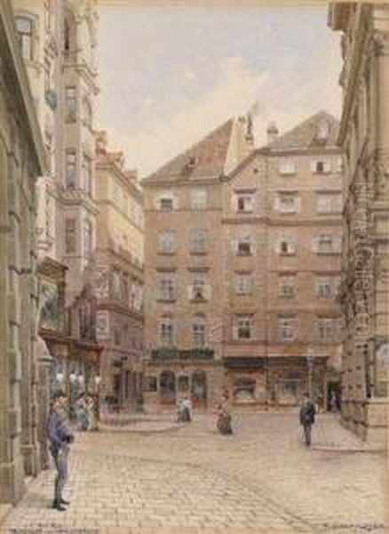 Vienna 1 Oil Painting by Richard Moser