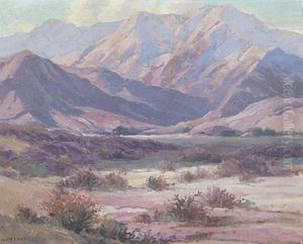 A California Desert Landscape by Walter Farrington Moses