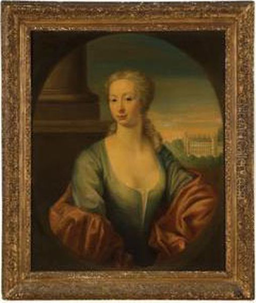 Portrait Of Euphemia Boswell Oil Painting by William Mosman