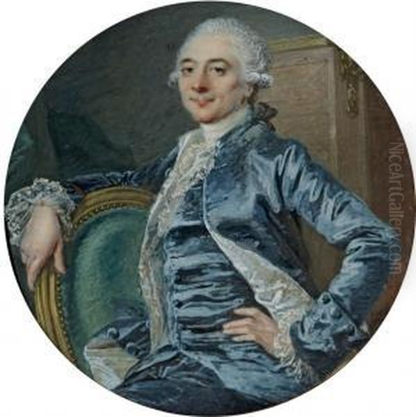 Portrait D'un Jeune Homme De Qualite Oil Painting by Jean-Laurent Mosnier