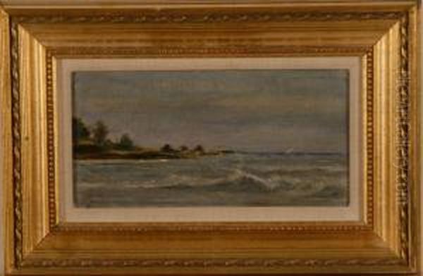 Seascape Oil Painting by Charles Eugene Moss