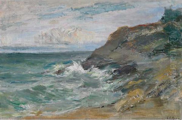 Incoming Tide Oil Painting by Charles Eugene Moss