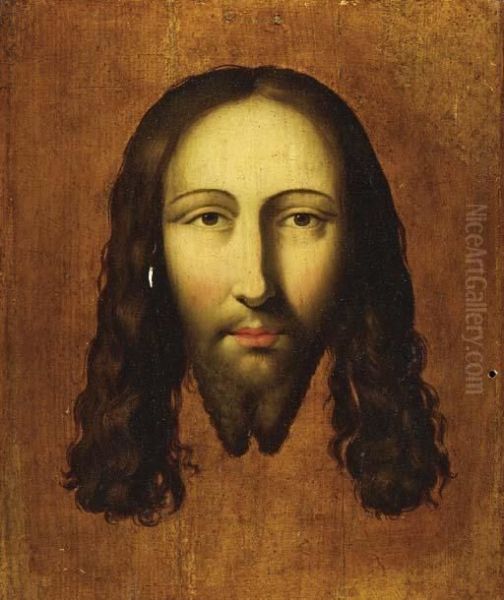 Tete Du Christ Oil Painting by Jan Mostaert