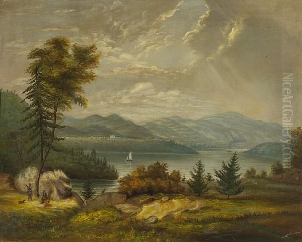 View Of West Point Oil Painting by Marcus Mote