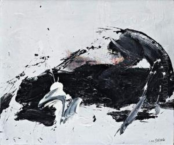 Composition, 1997 Oil Painting by Sheng Mou