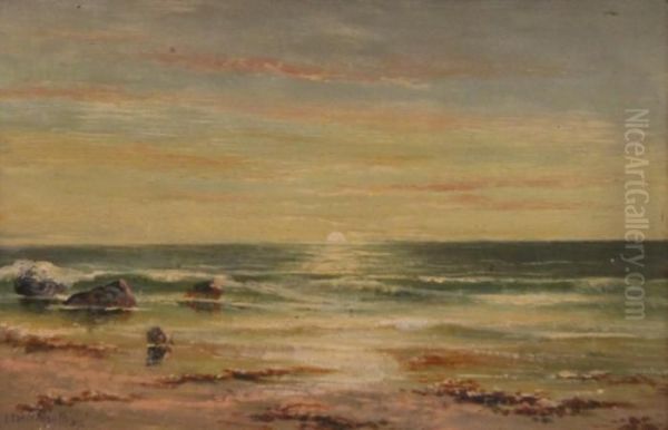 Coastal Landscape Oil Painting by John Elder Moultray