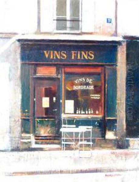 Vins Fins Oil Painting by Christian Mourier-Petersen