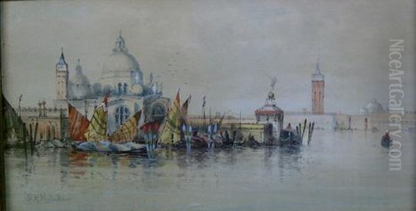 Venice Oil Painting by St. Clair Augustin Mulholland