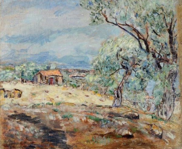 Paesaggio Oil Painting by Alfredo Muller