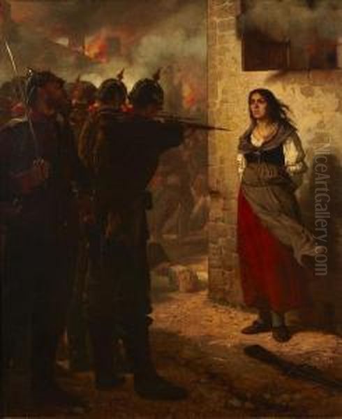 The Execution Oil Painting by Charles-Louis Mutler