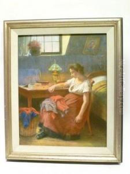 Femme 
Assise Oil Painting by Gerard Muller