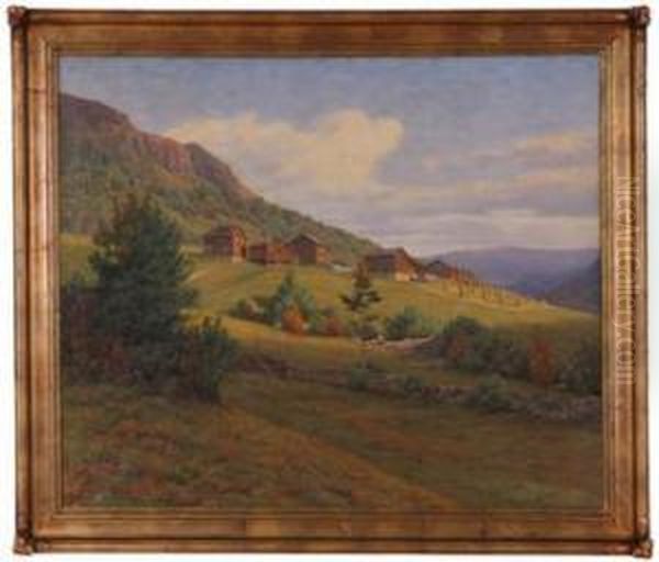 Fra Ringebu Oil Painting by Johannes Muller