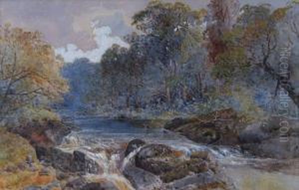 Riverlandscape Oil Painting by Rosa Muller