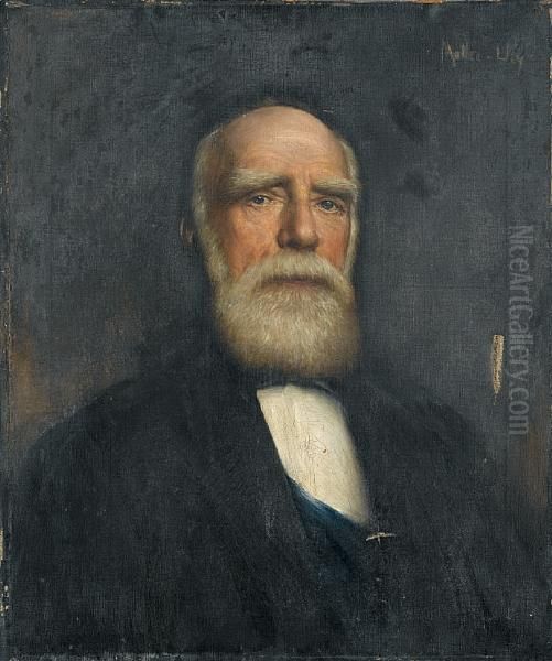 Portrait Of Donald Alexander Smith 1st Baron Strathcona And Mount Royal Oil Painting by Adolf Felix Muller-Ury