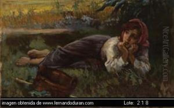 Descripcion De La Obra: Oil Painting by Tomas Munoz Lucena